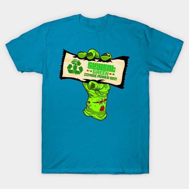 Zombie Power Bars T-Shirt by Meta Cortex